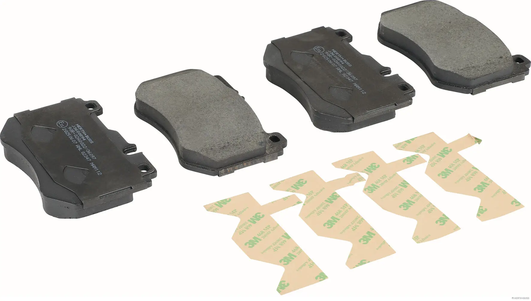 Bremsbelagsatz, Scheibenbremse Vorderachse HERTH+BUSS JAKOPARTS J3600894
