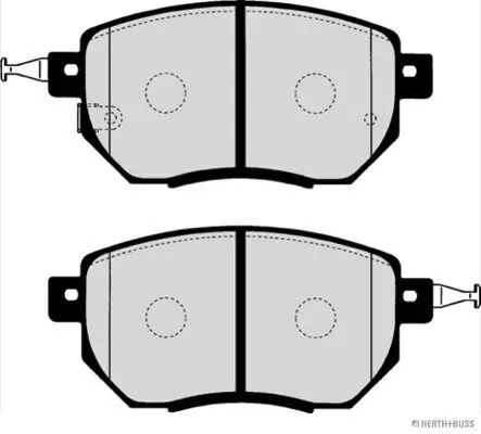 Bremsbelagsatz, Scheibenbremse Vorderachse HERTH+BUSS JAKOPARTS J3601092 Bild Bremsbelagsatz, Scheibenbremse Vorderachse HERTH+BUSS JAKOPARTS J3601092