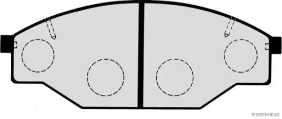 Bremsbelagsatz, Scheibenbremse HERTH+BUSS JAKOPARTS J3602047 Bild Bremsbelagsatz, Scheibenbremse HERTH+BUSS JAKOPARTS J3602047