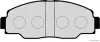 Bremsbelagsatz, Scheibenbremse Vorderachse HERTH+BUSS JAKOPARTS J3602081 Bild Bremsbelagsatz, Scheibenbremse Vorderachse HERTH+BUSS JAKOPARTS J3602081