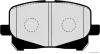 Bremsbelagsatz, Scheibenbremse Vorderachse HERTH+BUSS JAKOPARTS J3602090 Bild Bremsbelagsatz, Scheibenbremse Vorderachse HERTH+BUSS JAKOPARTS J3602090