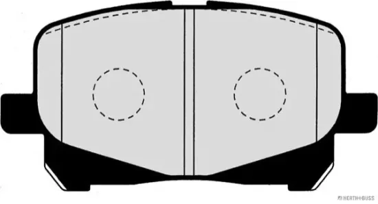 Bremsbelagsatz, Scheibenbremse Vorderachse HERTH+BUSS JAKOPARTS J3602090 Bild Bremsbelagsatz, Scheibenbremse Vorderachse HERTH+BUSS JAKOPARTS J3602090