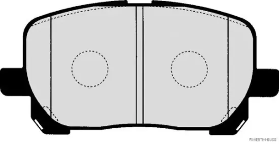 Bremsbelagsatz, Scheibenbremse Vorderachse HERTH+BUSS JAKOPARTS J3602096 Bild Bremsbelagsatz, Scheibenbremse Vorderachse HERTH+BUSS JAKOPARTS J3602096