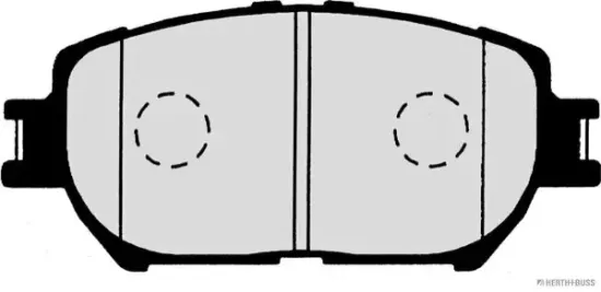 Bremsbelagsatz, Scheibenbremse Vorderachse HERTH+BUSS JAKOPARTS J3602099 Bild Bremsbelagsatz, Scheibenbremse Vorderachse HERTH+BUSS JAKOPARTS J3602099