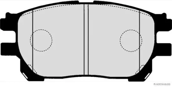 Bremsbelagsatz, Scheibenbremse HERTH+BUSS JAKOPARTS J3602123 Bild Bremsbelagsatz, Scheibenbremse HERTH+BUSS JAKOPARTS J3602123