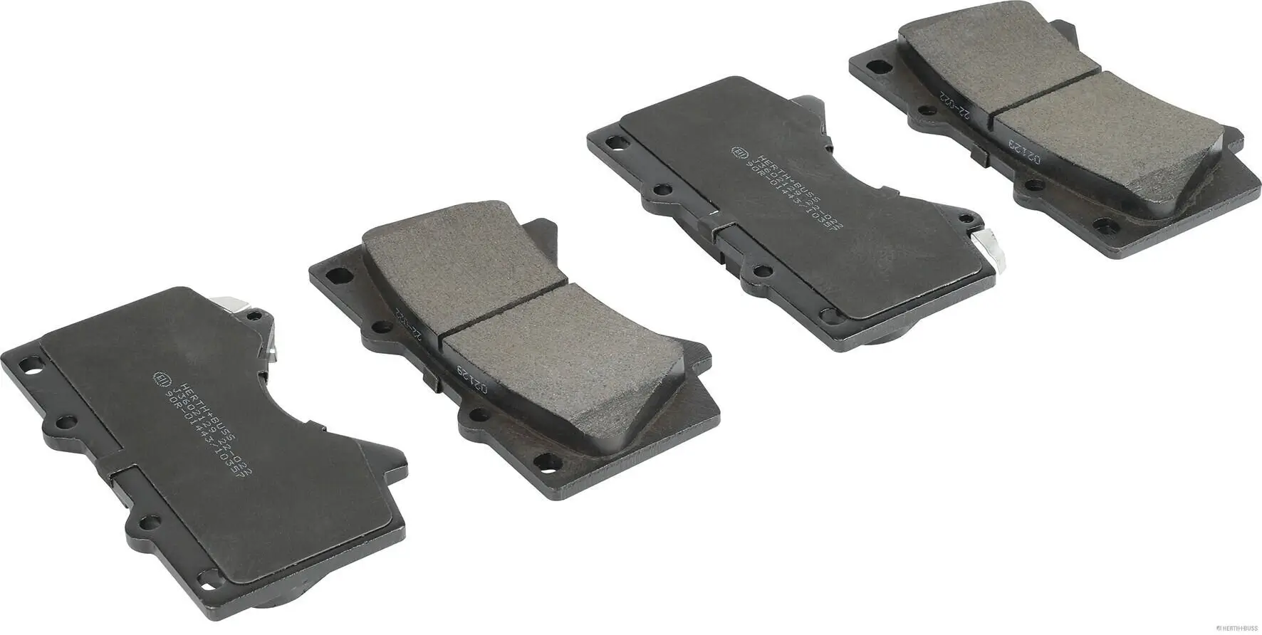 Bremsbelagsatz, Scheibenbremse Vorderachse HERTH+BUSS JAKOPARTS J3602129