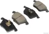 Bremsbelagsatz, Scheibenbremse Vorderachse HERTH+BUSS JAKOPARTS J3603011