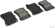 Bremsbelagsatz, Scheibenbremse Vorderachse HERTH+BUSS JAKOPARTS J3603035