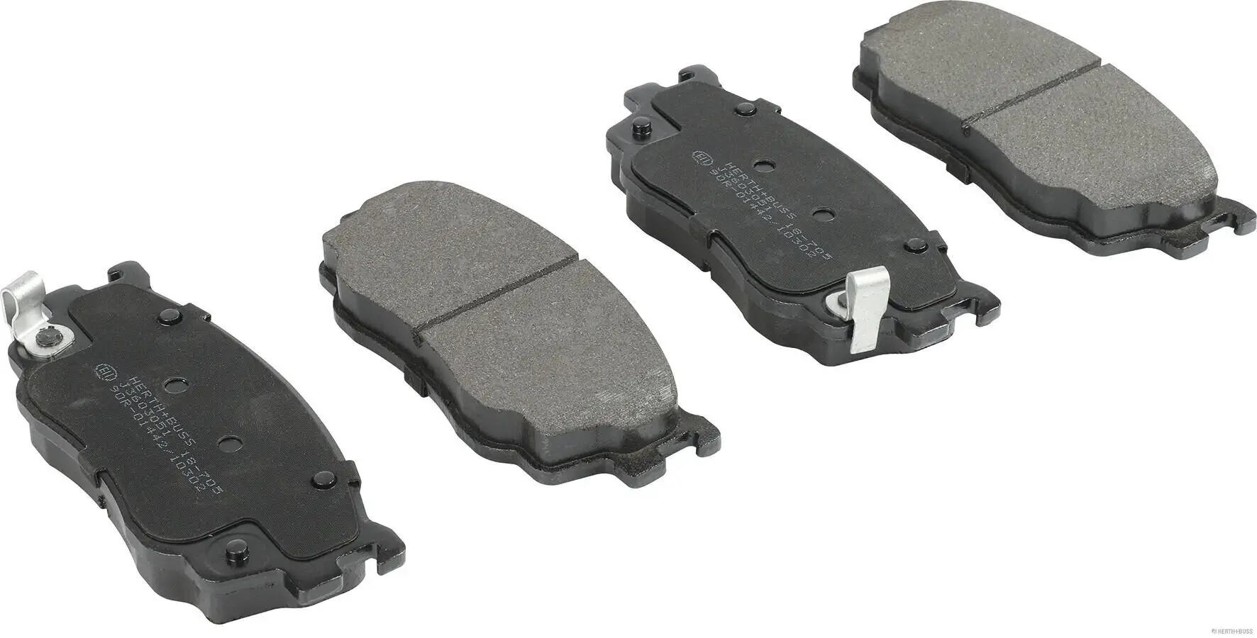 Bremsbelagsatz, Scheibenbremse Vorderachse HERTH+BUSS JAKOPARTS J3603051