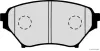 Bremsbelagsatz, Scheibenbremse Vorderachse HERTH+BUSS JAKOPARTS J3603052 Bild Bremsbelagsatz, Scheibenbremse Vorderachse HERTH+BUSS JAKOPARTS J3603052