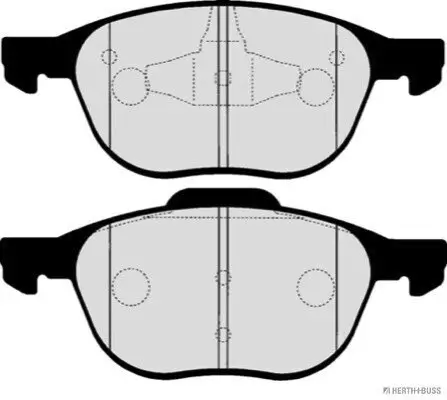 Bremsbelagsatz, Scheibenbremse Vorderachse HERTH+BUSS JAKOPARTS J3603064 Bild Bremsbelagsatz, Scheibenbremse Vorderachse HERTH+BUSS JAKOPARTS J3603064