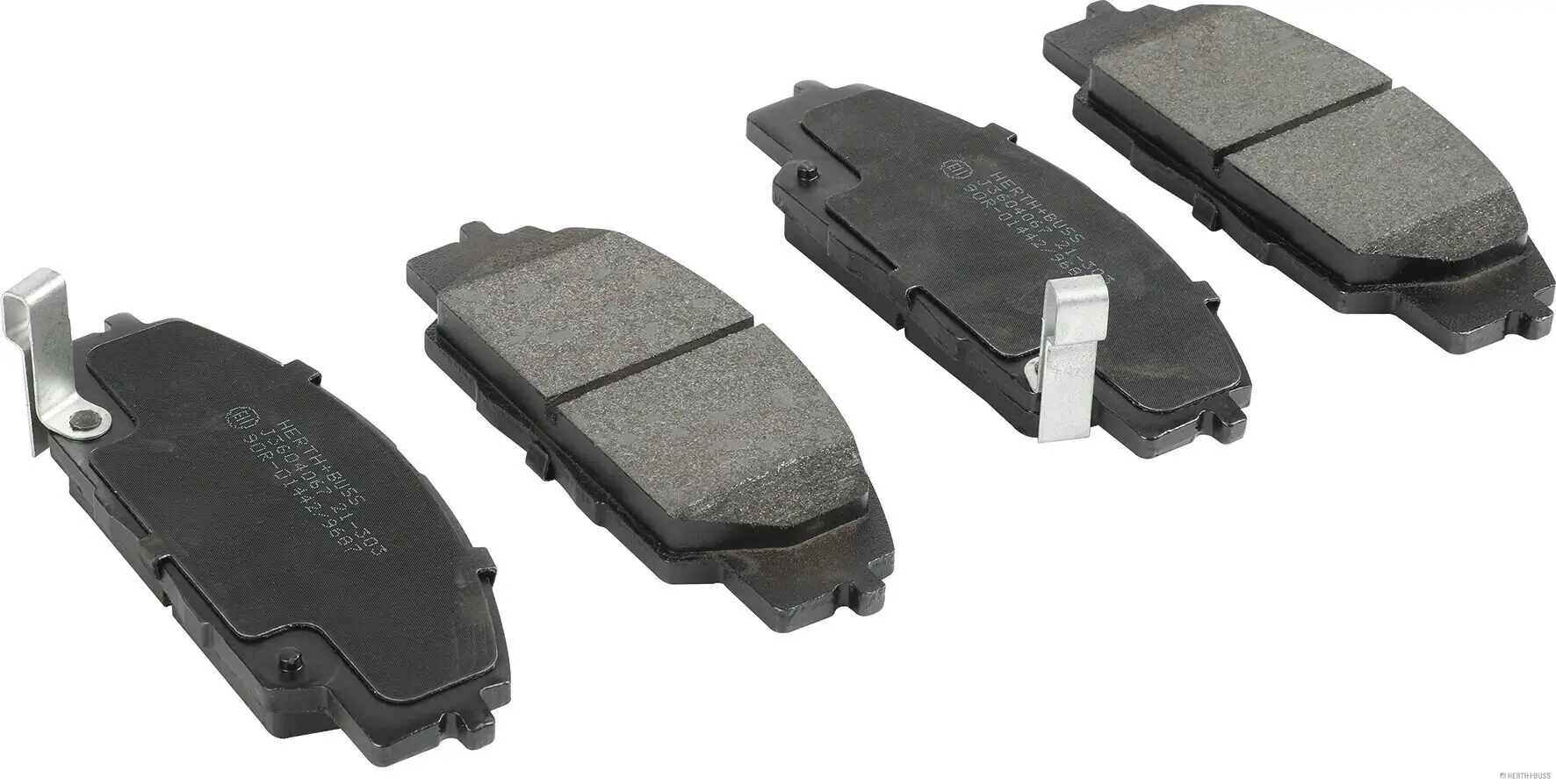 Bremsbelagsatz, Scheibenbremse Vorderachse HERTH+BUSS JAKOPARTS J3604067