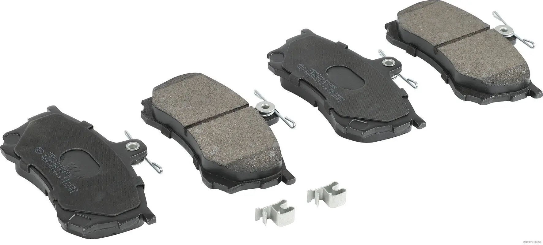 Bremsbelagsatz, Scheibenbremse Vorderachse HERTH+BUSS JAKOPARTS J3605037