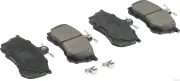 Bremsbelagsatz, Scheibenbremse Vorderachse HERTH+BUSS JAKOPARTS J3605037