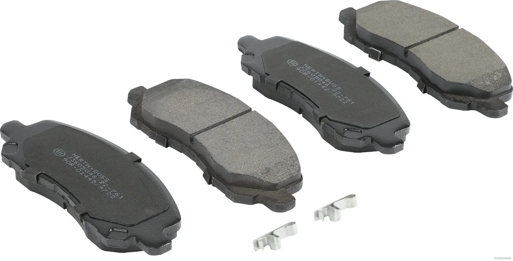 Bremsbelagsatz, Scheibenbremse Vorderachse HERTH+BUSS JAKOPARTS J3605046