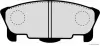 Bremsbelagsatz, Scheibenbremse Vorderachse HERTH+BUSS JAKOPARTS J3606016 Bild Bremsbelagsatz, Scheibenbremse Vorderachse HERTH+BUSS JAKOPARTS J3606016