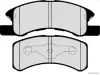 Bremsbelagsatz, Scheibenbremse Vorderachse HERTH+BUSS JAKOPARTS J3606021 Bild Bremsbelagsatz, Scheibenbremse Vorderachse HERTH+BUSS JAKOPARTS J3606021