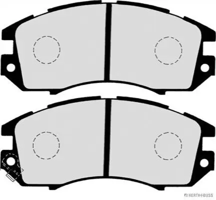 Bremsbelagsatz, Scheibenbremse Vorderachse HERTH+BUSS JAKOPARTS J3607005 Bild Bremsbelagsatz, Scheibenbremse Vorderachse HERTH+BUSS JAKOPARTS J3607005