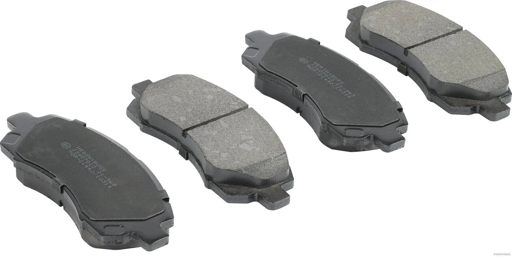 Bremsbelagsatz, Scheibenbremse Vorderachse HERTH+BUSS JAKOPARTS J3607012