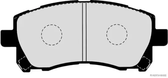 Bremsbelagsatz, Scheibenbremse HERTH+BUSS JAKOPARTS J3607013 Bild Bremsbelagsatz, Scheibenbremse HERTH+BUSS JAKOPARTS J3607013