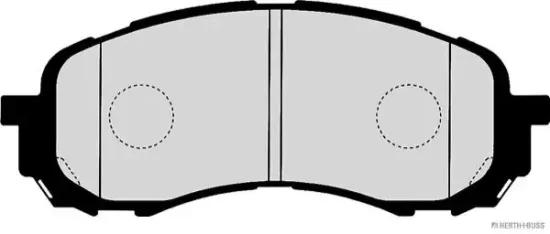 Bremsbelagsatz, Scheibenbremse Vorderachse HERTH+BUSS JAKOPARTS J3607014 Bild Bremsbelagsatz, Scheibenbremse Vorderachse HERTH+BUSS JAKOPARTS J3607014