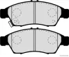 Bremsbelagsatz, Scheibenbremse Vorderachse HERTH+BUSS JAKOPARTS J3608024 Bild Bremsbelagsatz, Scheibenbremse Vorderachse HERTH+BUSS JAKOPARTS J3608024