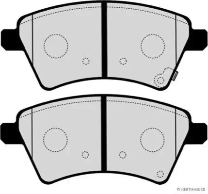 Bremsbelagsatz, Scheibenbremse Vorderachse HERTH+BUSS JAKOPARTS J3608031 Bild Bremsbelagsatz, Scheibenbremse Vorderachse HERTH+BUSS JAKOPARTS J3608031
