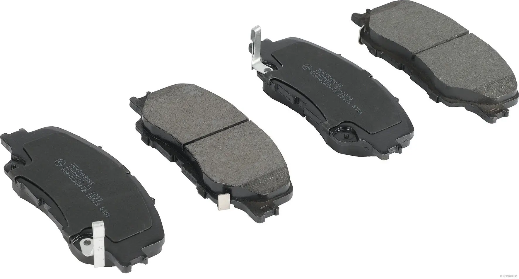 Bremsbelagsatz, Scheibenbremse Vorderachse HERTH+BUSS JAKOPARTS J3609012