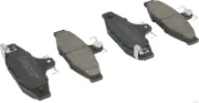 Bremsbelagsatz, Scheibenbremse Hinterachse HERTH+BUSS JAKOPARTS J3610400