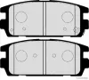 Bremsbelagsatz, Scheibenbremse Hinterachse HERTH+BUSS JAKOPARTS J3610511 Bild Bremsbelagsatz, Scheibenbremse Hinterachse HERTH+BUSS JAKOPARTS J3610511
