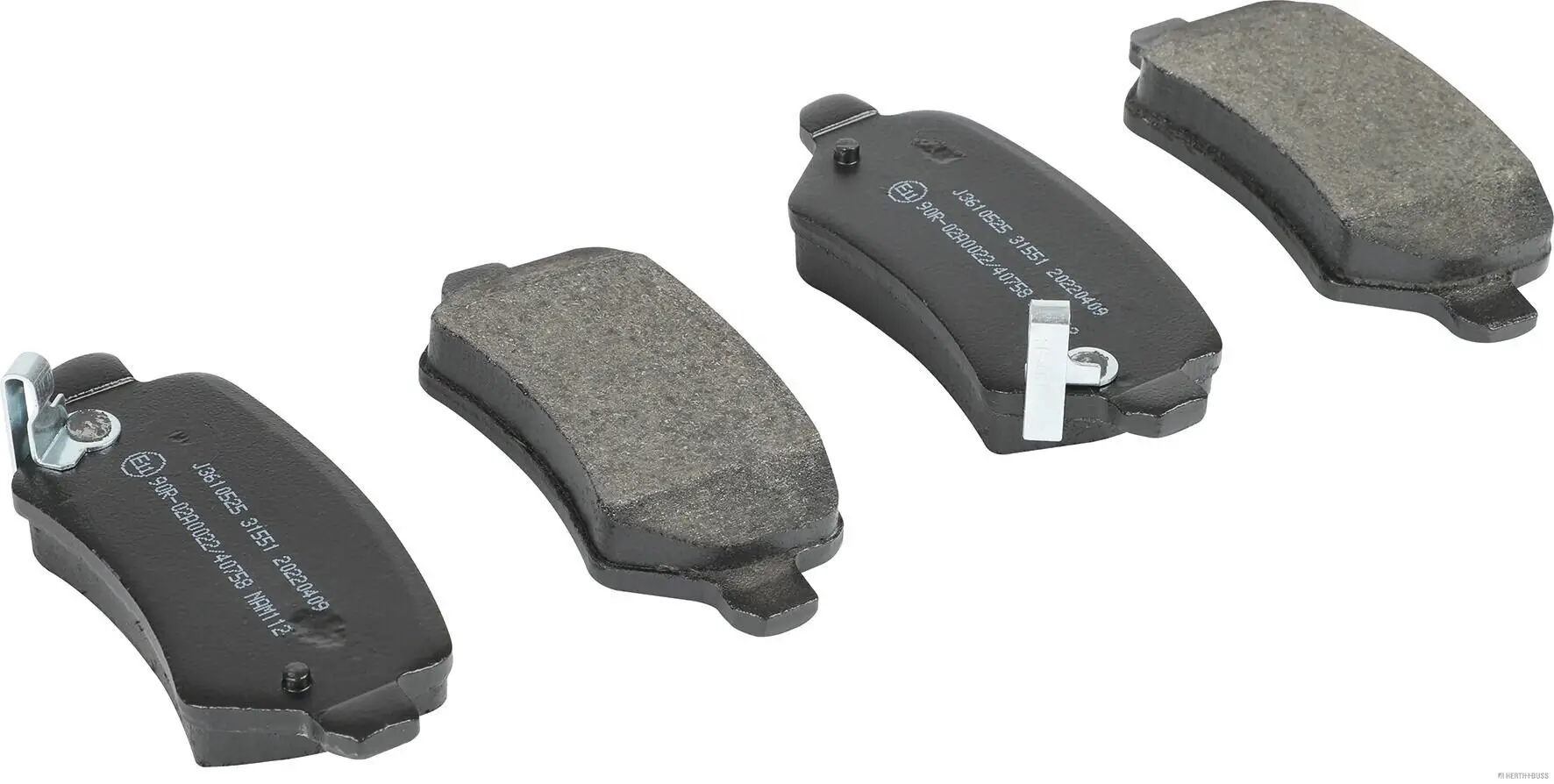 Bremsbelagsatz, Scheibenbremse Hinterachse HERTH+BUSS JAKOPARTS J3610525
