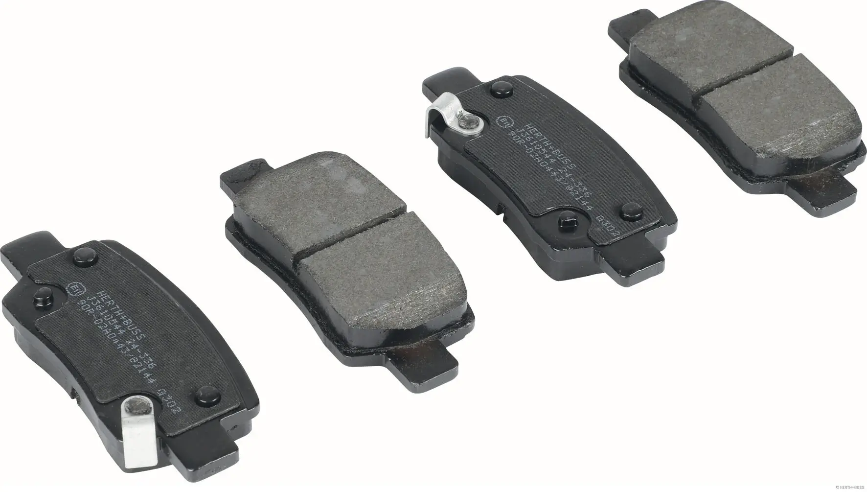 Bremsbelagsatz, Scheibenbremse Hinterachse HERTH+BUSS JAKOPARTS J3610544