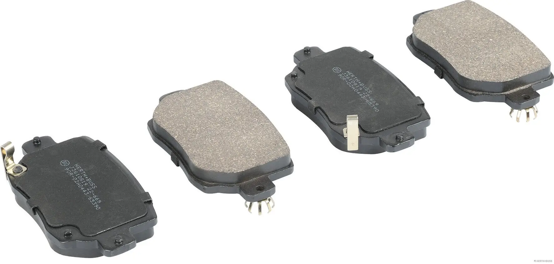 Bremsbelagsatz, Scheibenbremse Hinterachse HERTH+BUSS JAKOPARTS J3610819