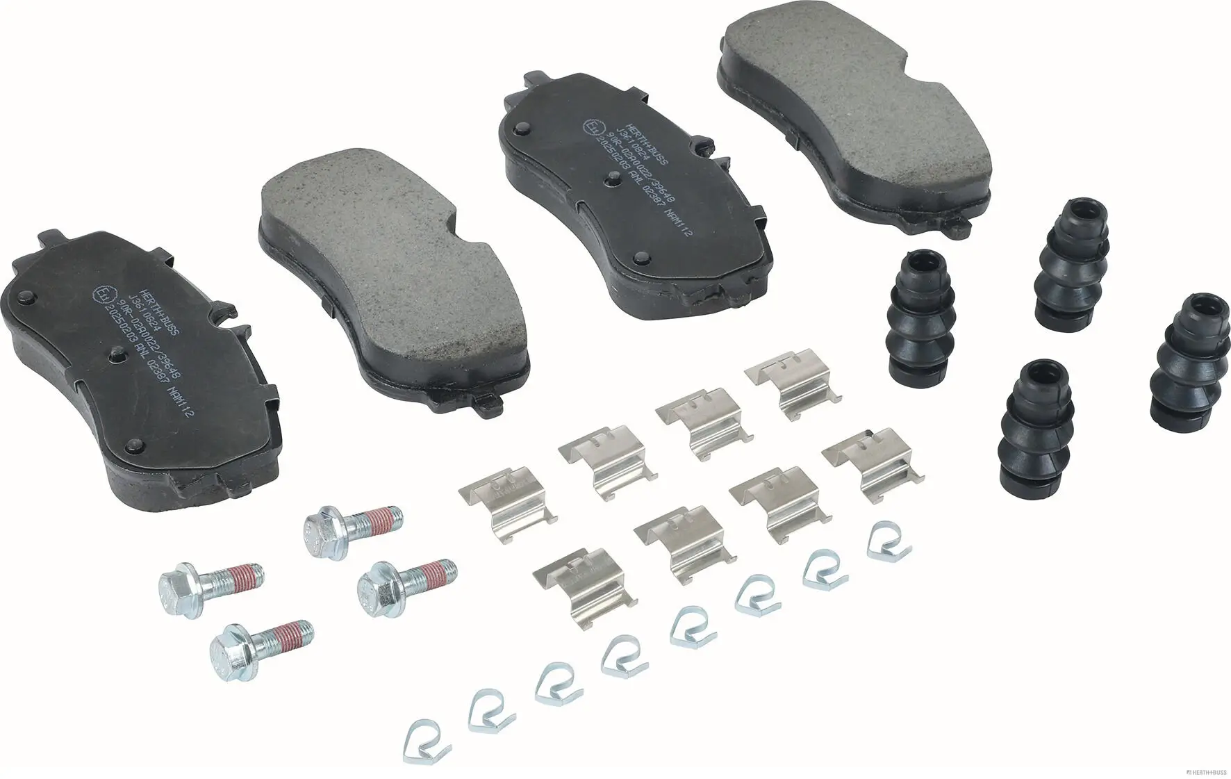 Bremsbelagsatz, Scheibenbremse Hinterachse HERTH+BUSS JAKOPARTS J3610824