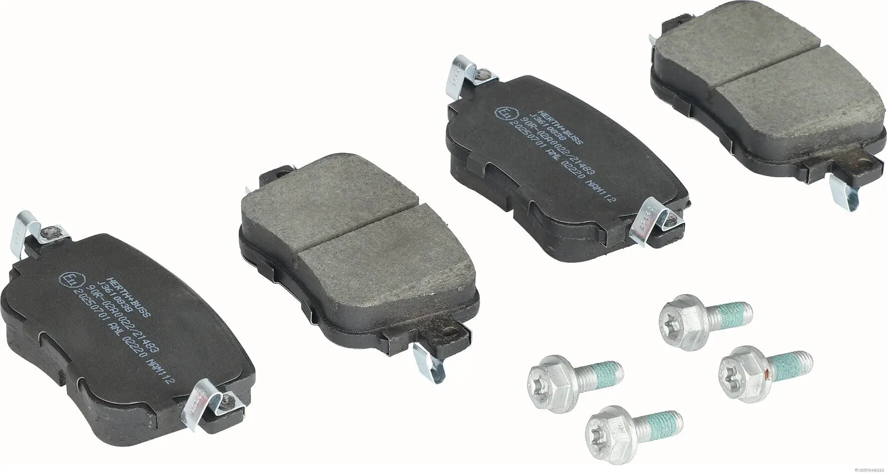 Bremsbelagsatz, Scheibenbremse Hinterachse HERTH+BUSS JAKOPARTS J3610838