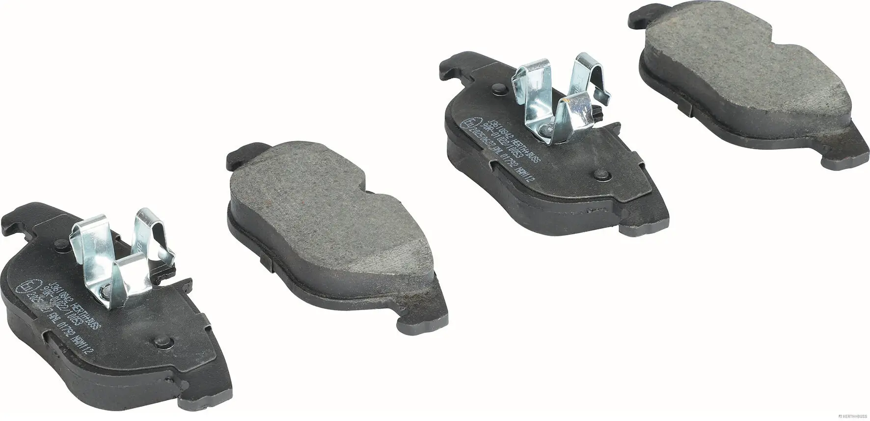 Bremsbelagsatz, Scheibenbremse Hinterachse HERTH+BUSS JAKOPARTS J3610842