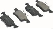 Bremsbelagsatz, Scheibenbremse Hinterachse HERTH+BUSS JAKOPARTS J3610845