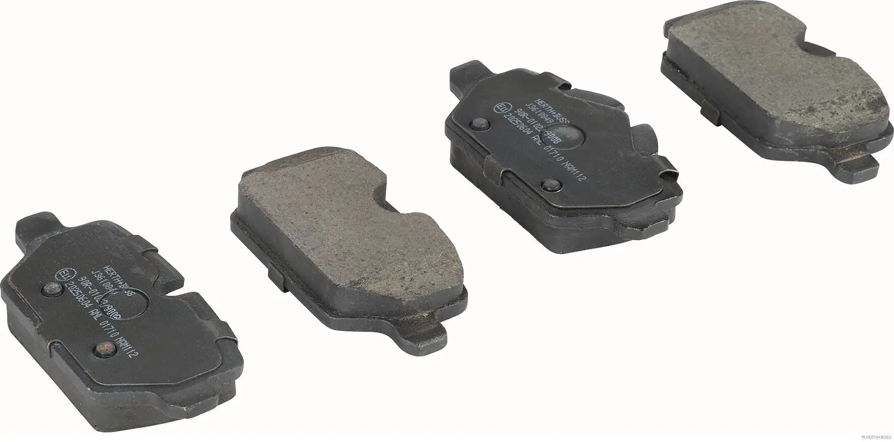 Bremsbelagsatz, Scheibenbremse Hinterachse HERTH+BUSS JAKOPARTS J3610849