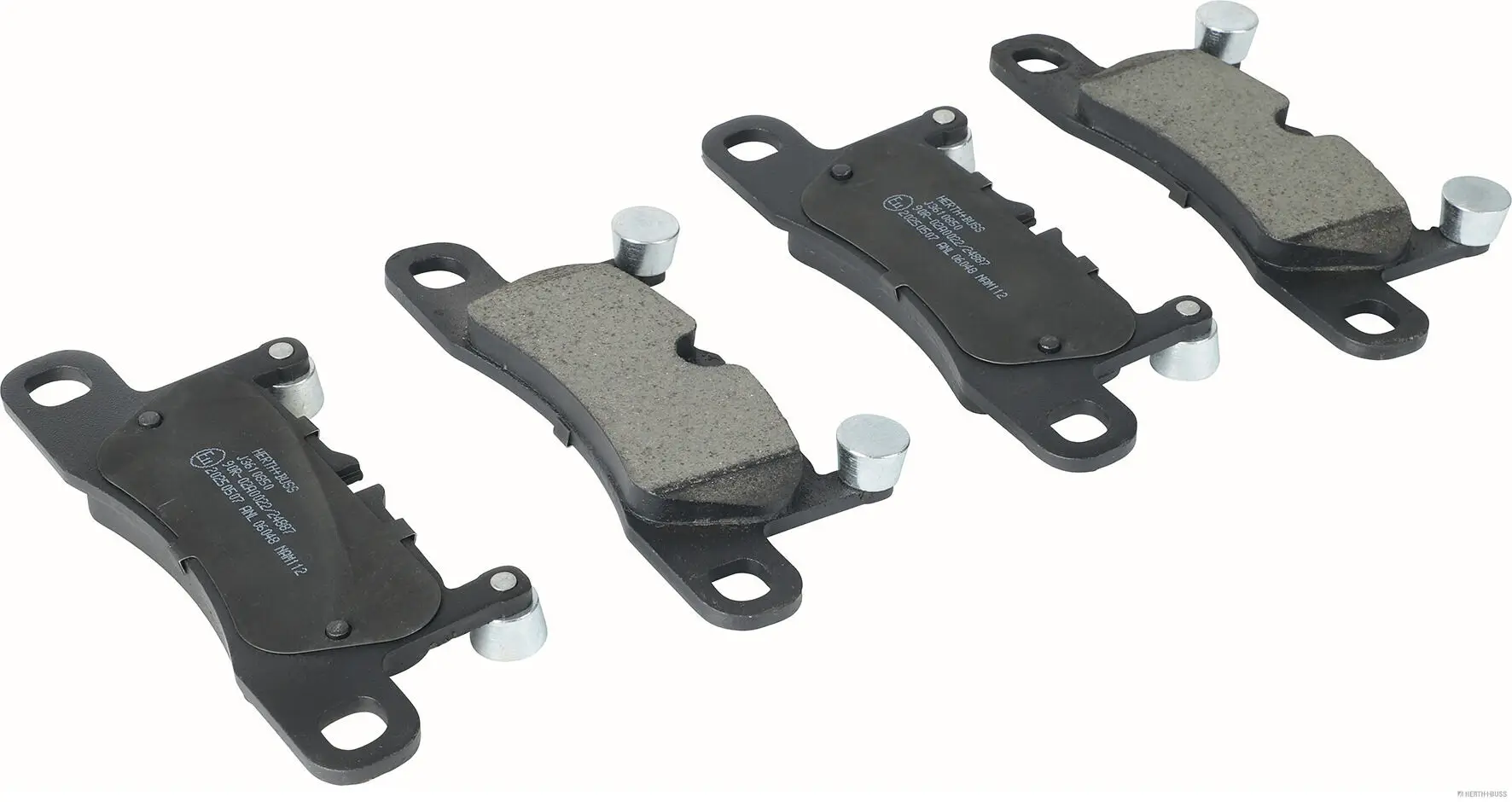 Bremsbelagsatz, Scheibenbremse Hinterachse HERTH+BUSS JAKOPARTS J3610850