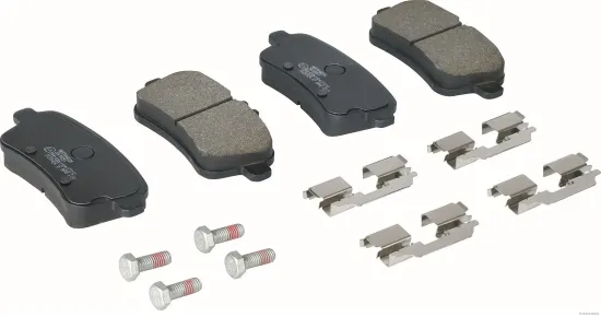 Bremsbelagsatz, Scheibenbremse Hinterachse HERTH+BUSS JAKOPARTS J3610851 Bild Bremsbelagsatz, Scheibenbremse Hinterachse HERTH+BUSS JAKOPARTS J3610851