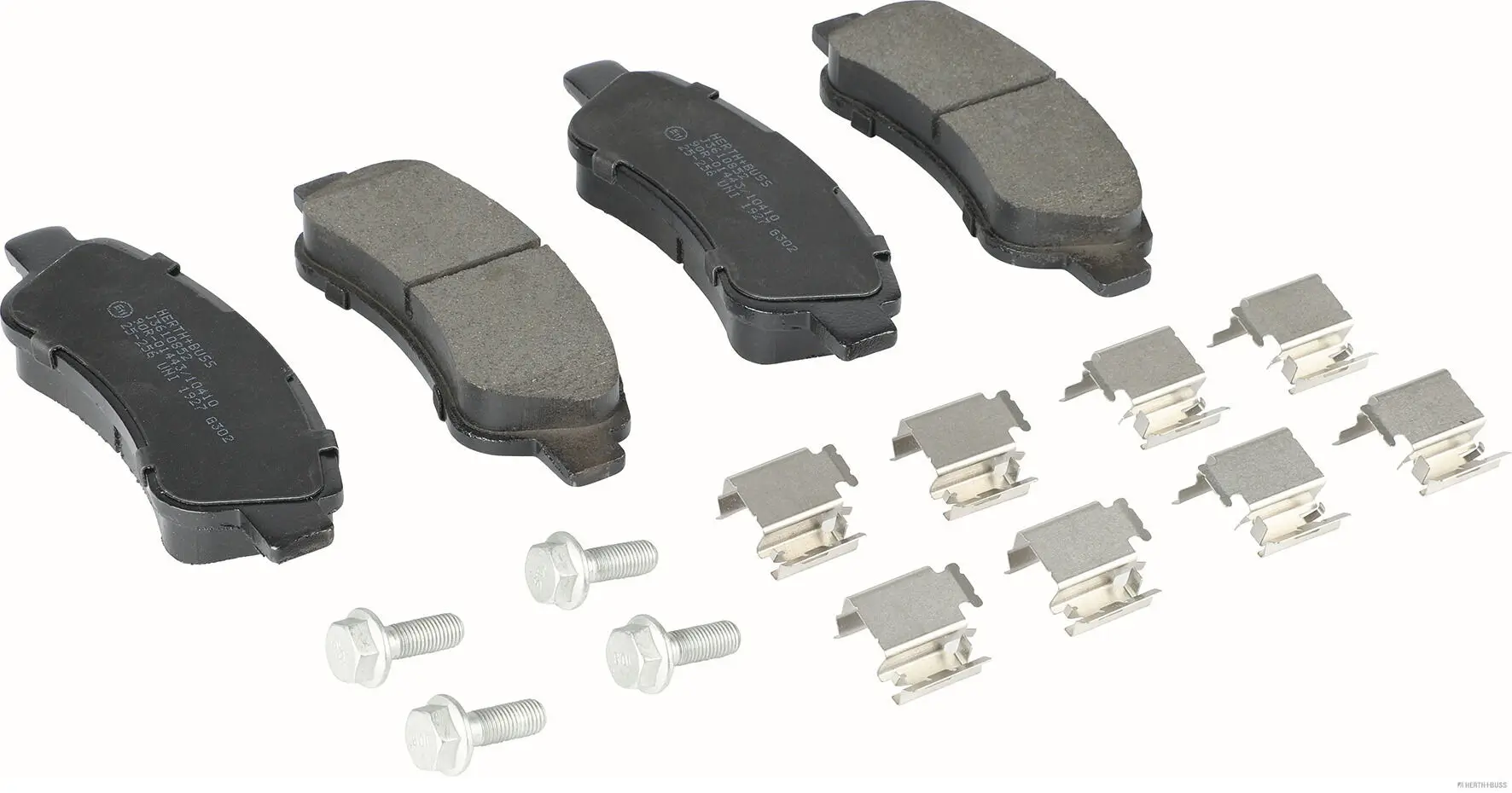 Bremsbelagsatz, Scheibenbremse Hinterachse HERTH+BUSS JAKOPARTS J3610852