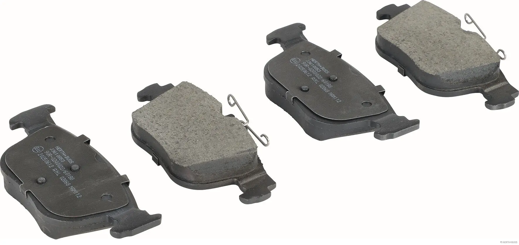 Bremsbelagsatz, Scheibenbremse Hinterachse HERTH+BUSS JAKOPARTS J3610853