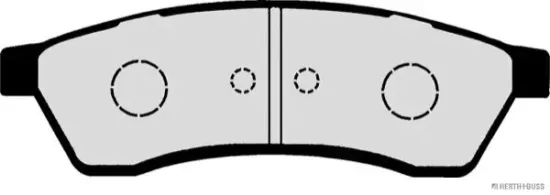 Bremsbelagsatz, Scheibenbremse Hinterachse HERTH+BUSS JAKOPARTS J3610902 Bild Bremsbelagsatz, Scheibenbremse Hinterachse HERTH+BUSS JAKOPARTS J3610902