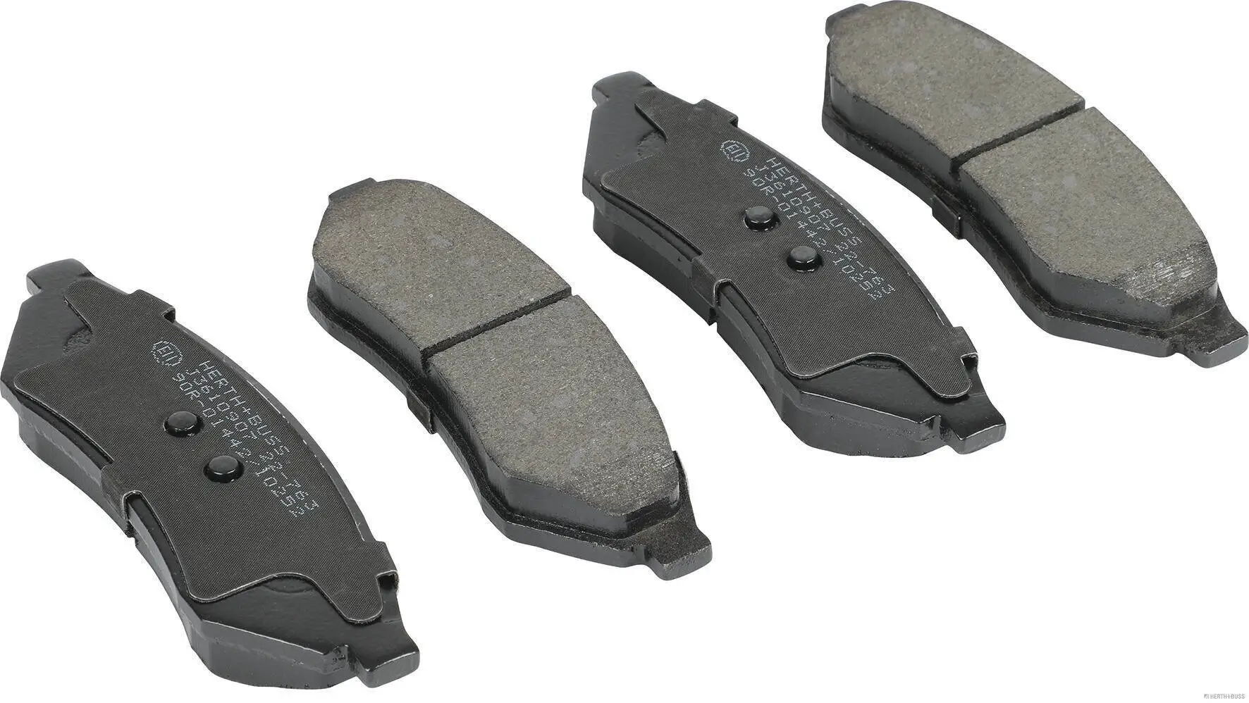 Bremsbelagsatz, Scheibenbremse Hinterachse HERTH+BUSS JAKOPARTS J3610907