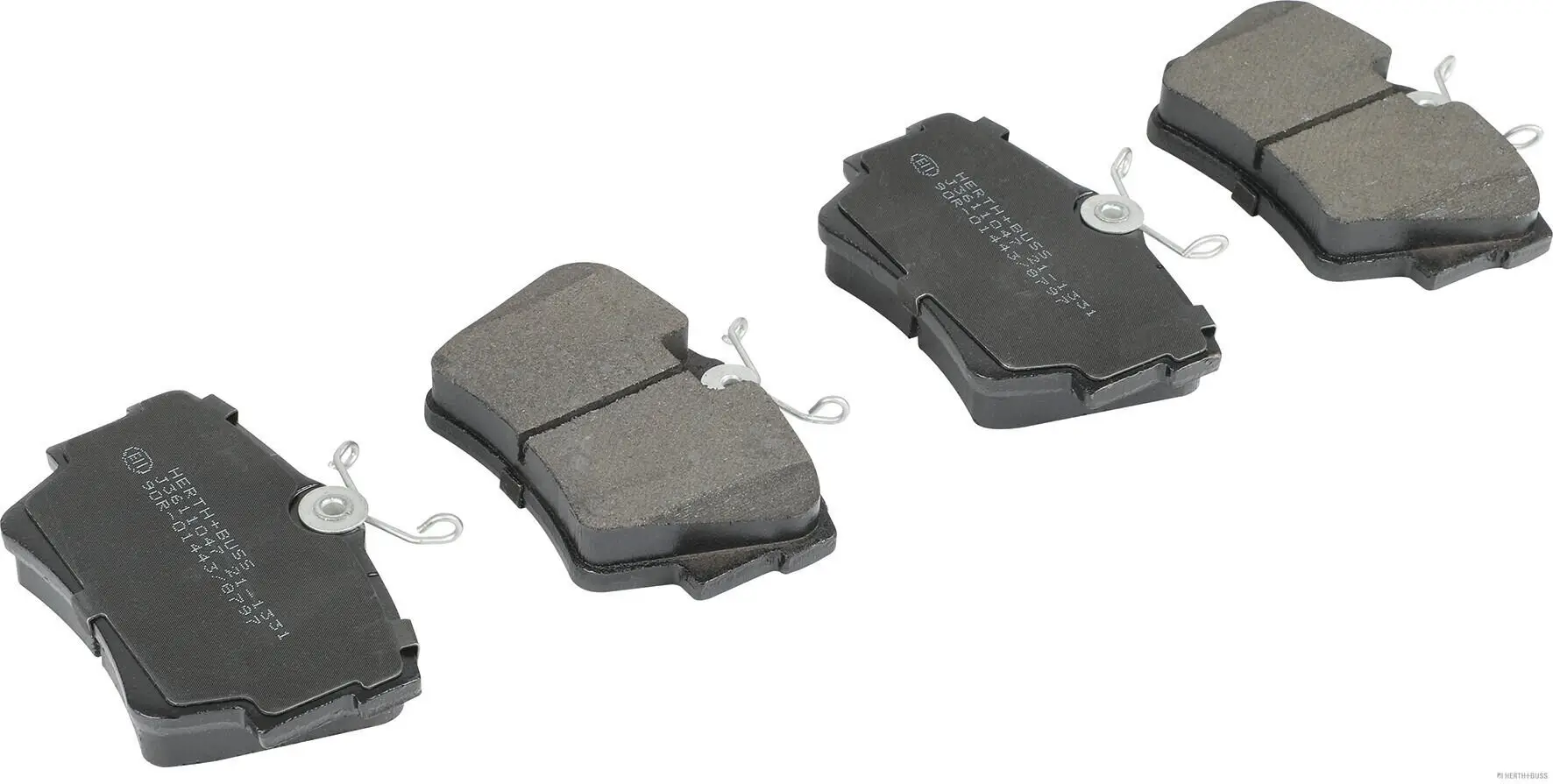 Bremsbelagsatz, Scheibenbremse Hinterachse HERTH+BUSS JAKOPARTS J3611047