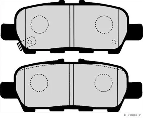 Bremsbelagsatz, Scheibenbremse HERTH+BUSS JAKOPARTS J3611051 Bild Bremsbelagsatz, Scheibenbremse HERTH+BUSS JAKOPARTS J3611051