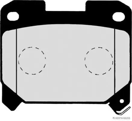 Bremsbelagsatz, Scheibenbremse Hinterachse HERTH+BUSS JAKOPARTS J3612015 Bild Bremsbelagsatz, Scheibenbremse Hinterachse HERTH+BUSS JAKOPARTS J3612015