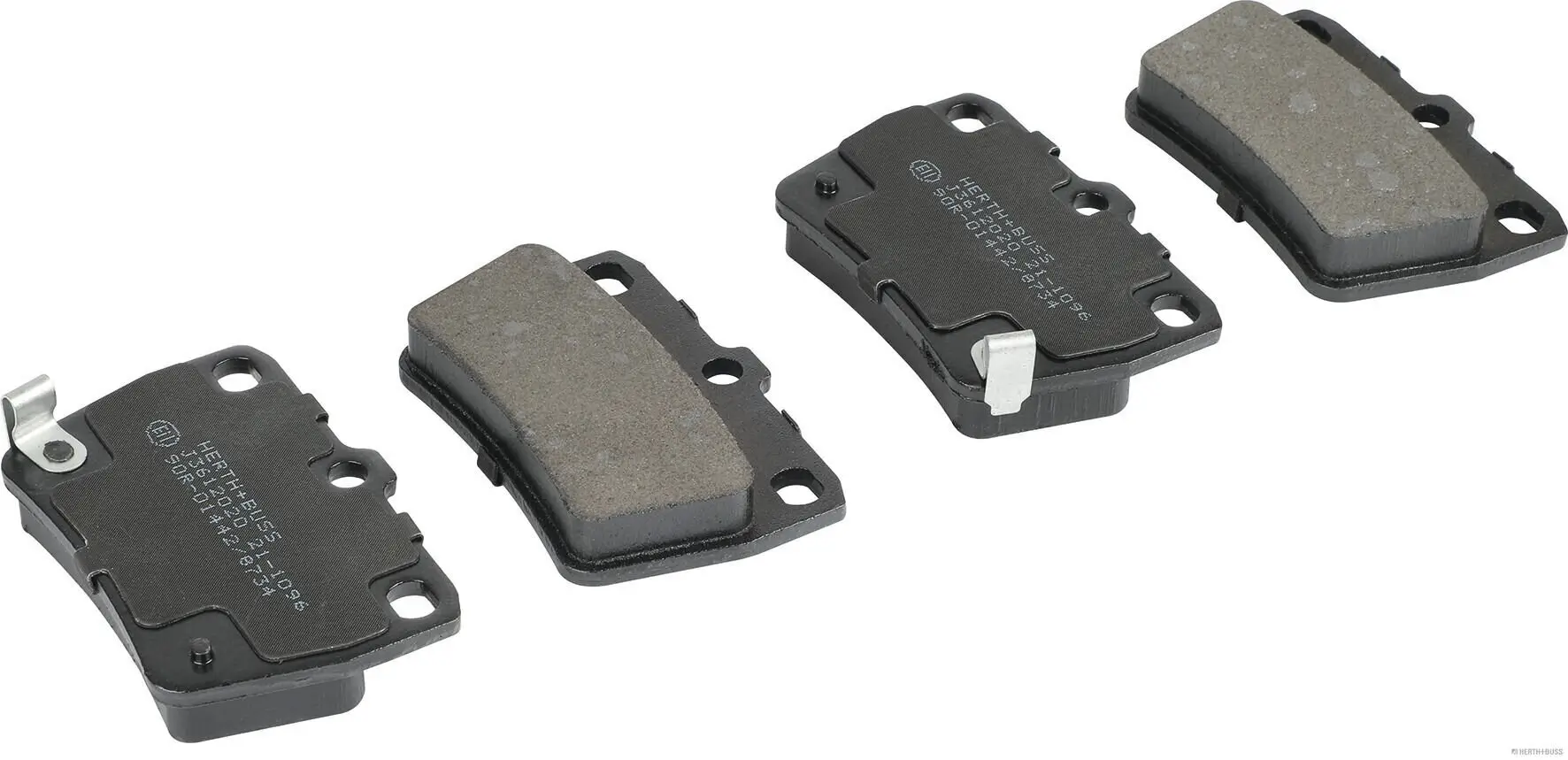 Bremsbelagsatz, Scheibenbremse Hinterachse HERTH+BUSS JAKOPARTS J3612020
