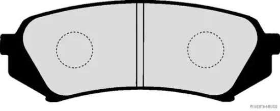 Bremsbelagsatz, Scheibenbremse Hinterachse HERTH+BUSS JAKOPARTS J3612022 Bild Bremsbelagsatz, Scheibenbremse Hinterachse HERTH+BUSS JAKOPARTS J3612022