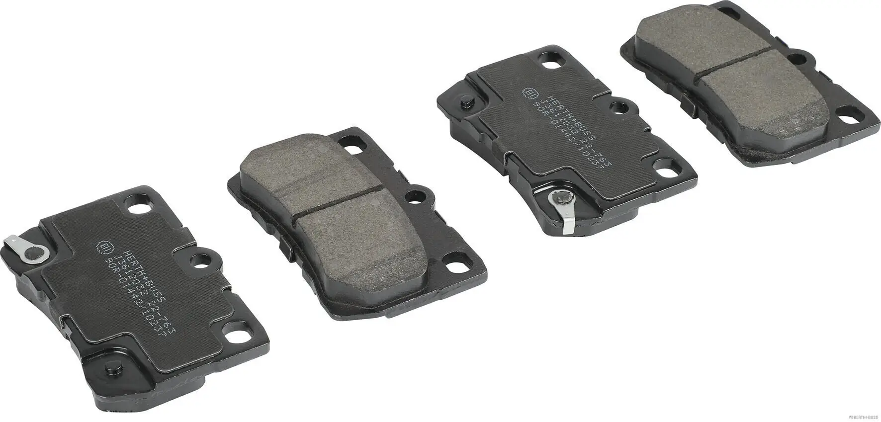 Bremsbelagsatz, Scheibenbremse Hinterachse HERTH+BUSS JAKOPARTS J3612032